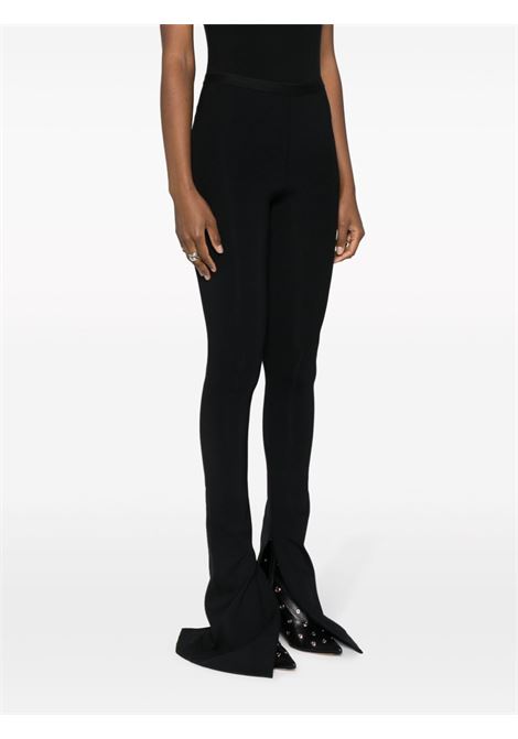 Pantaloni svasati a vita alta in nero - donna RICK OWENS LILIES | LI02C2331HLY09